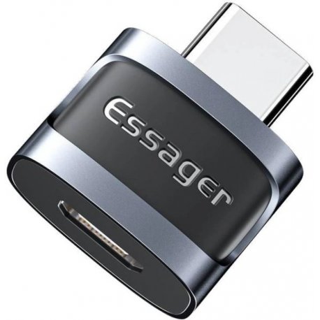 Адаптер Essager Xuankong Micro USB to Type-C Gray (EZJMC-XL01)