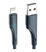 Кабель Essager Rousseau Fast Charging USB - Type-C (1m) Black (EXCT-LS01)