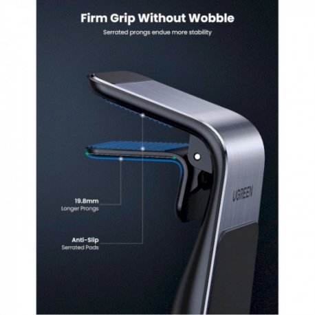 Автодержатель Ugreen LP290 Waterfall-Shaped Magnetic Phone Holder Black (80712B)