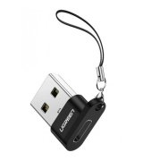 Перехідник Ugreen US280 USB-A to USB-C Female Adapter Black (50568)