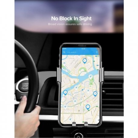 Автотримач Ugreen LP130 Gravity Drive Air Vent Mount Phone Holder Space Gray (50564)