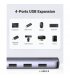 USB-хаб Ugreen CM417 USB-C to 4xUSB 3.0+HDMI Adapter Space Gray (20197)