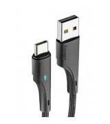 Кабель Essager Rousseau Fast Charging USB - Type-C (3m) Black (EXCT-LSC01)
