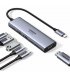 USB-хаб Ugreen CM511 USB-C to HDMI+2xUSB 3.2+2xUSB-C Gray (35999)