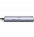 USB-хаб Ugreen CM511 USB-C to HDMI+2xUSB 3.2+2xUSB-C Gray (35999)