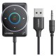 FM модулятор Ugreen CM723 Bluetooth 5.4 Car Receiver Audio Adapter Black (35002) FM модулятор Ugreen CM723 Bluetooth 5.4 Car Receiver Audio Adapter Black (35002)