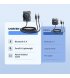 FM модулятор Ugreen CM723 Bluetooth 5.4 Car Receiver Audio Adapter Black (35002)