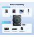 FM модулятор Ugreen CM723 Bluetooth 5.4 Car Receiver Audio Adapter Black (35002)