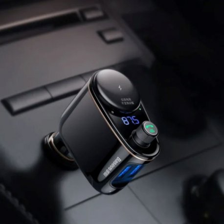 FM-трансмиттер Baseus S-06 Car Bluetooth MP3 Player Black (CCHC000001)