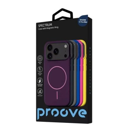Чехол Proove iPhone 17 Pro Max Spectrum Case with MagSafe Midnight Blue (PCSPIP17PM08)