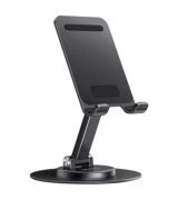 Держатель для телефона Ugreen LP805 Swivel & Foldable Multi-Angle Phone Stand Black (35152)