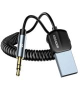 Бездротовий Bluetooth адаптер Essager Lingfeng Bluetooth 5.0 A USB to 3.5mm Grey (EBT-LF01-P)