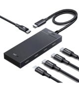 USB-хаб Ugreen CM806 USB-C to 4xUSB-C 3.2 Gen2 Power Port Black (55334)