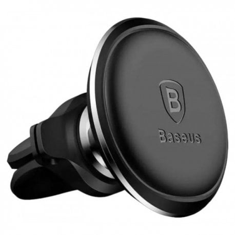 Автодержатель Baseus Magnetic Car Mount Phone Holder Cable Clip Air Vent Version Cluster Black (C40141201113-00)