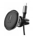 Автодержатель Baseus Magnetic Car Mount Phone Holder Cable Clip Air Vent Version Cluster Black (C40141201113-00)