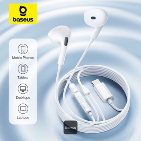 Наушники Baseus Encok HZ11 (Type-C) White (A00164200213-Z1)