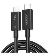 Кабель Ugreen L703 USB-C to USB-C Thunderbolt 5 PD 3.1 240W (1m) Black (45996)