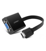 Перехідник Ugreen MM103 HDMI to VGA + 3.5mm + micro-USB Black (40248)