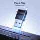 Бездротовий Bluetooth адаптер Ugreen CM748 Bluetooth 5.4 Black (45134)
