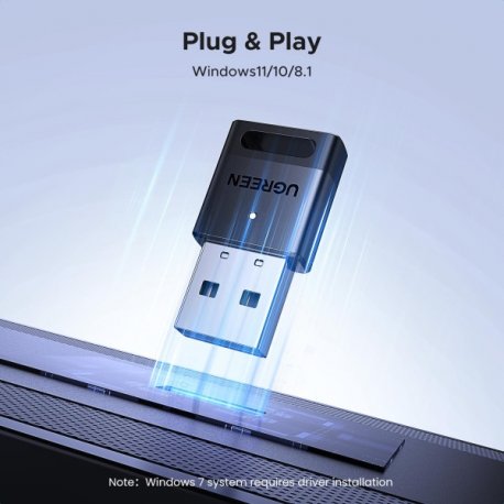 Бездротовий Bluetooth адаптер Ugreen CM748 Bluetooth 5.4 Black (45134)