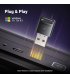 Бездротовий Bluetooth адаптер Ugreen CM748 Bluetooth 5.4 Black (35058)