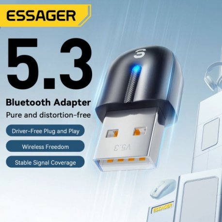 Адаптер Essager Beiheng USB Bluetooth 5.3 (EBT53-BH01-P)