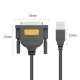 Кабель Ugreen US167 USB to DB25 Parallel Printer Cable (2m) Black (20224)