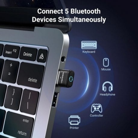Адаптер Ugreen BT301 Bluetooth 5.3 Black (35994)