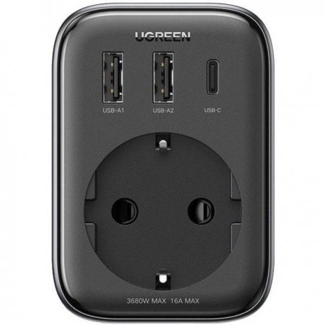 Сетевой фильтр Ugreen CD314 Outlet Extender (2хUSB-A+USB-C) 30W (90613)