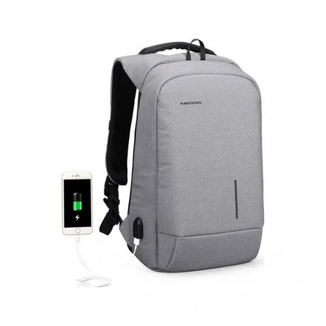Рюкзак для ноутбука Kingsons 17" Laptop Backpack Light Grey (KS3149W-D17L)