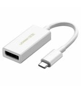 Перехідник Ugreen MM130 USB-C to DisplayPort White (40372)