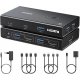 Комутатор Ugreen AK502 HDMI KVM Switch 2 in 1 Black (45452) Комутатор Ugreen AK502 HDMI KVM Switch 2 in 1 Black (45452)