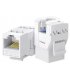 Коннектор Ugreen NW186 Cat-6 UTP Unshielded Module White (30844)