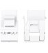 Коннектор Ugreen NW186 Cat-6 UTP Unshielded Module White (30844)