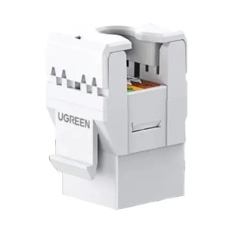 Коннектор Ugreen NW186 Cat-6 UTP Unshielded Module White (30844)
