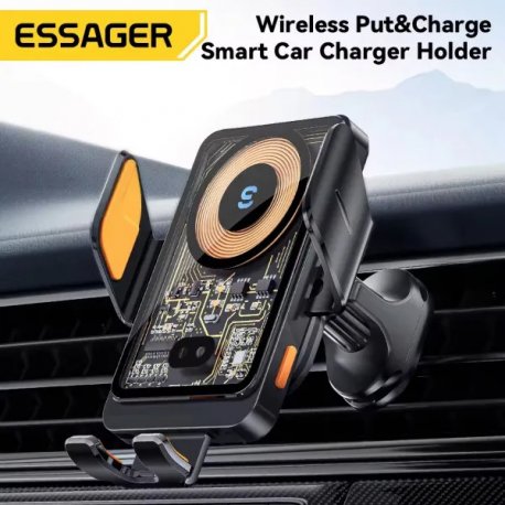 Автодержатель Essager Junyi 15W Wireless Phone Holder for Car (Air Outlet Type) (EZJWX-JY01-Z)