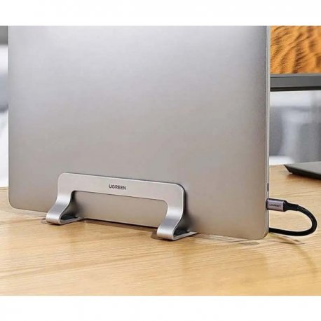 Підставка для ноутбука вертикальна Ugreen LP258 Vertical Laptop Stand Silver (20471)