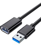 Кабель Essager Extension Cable USB 3.0 (1.5m) Black (EXCAM-YTA01)