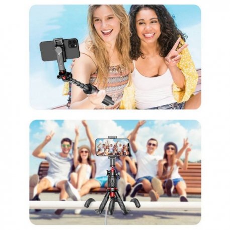 Стабилизатор для смартфона Rtako C03 Octopus Extendable Tripod Selfie Stick Black (6942063212416)