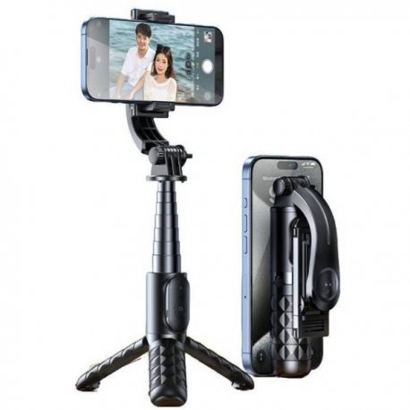 Трипод для селфи Rtako Q10R MINI Clip selfie stick Black (6942063215332)