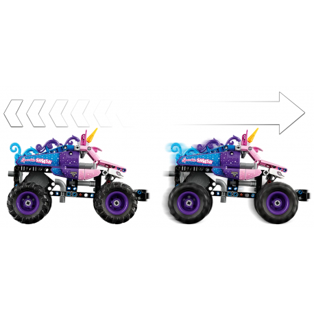 Конструктор LEGO Technic Monster Jam Sparkle Smash с функцией Pull-Back (42220)