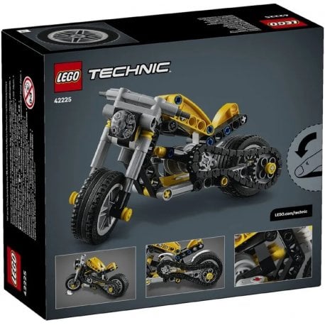 Конструктор LEGO Technic Жовтий мотоцикл (42225)