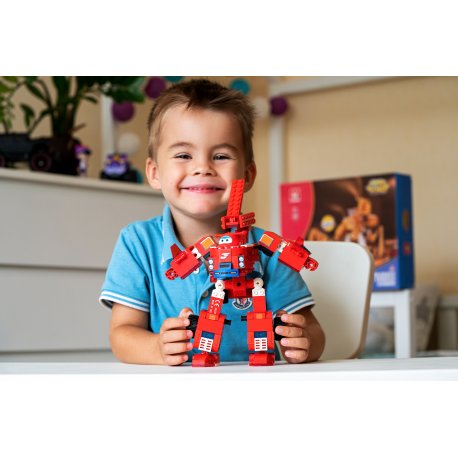 Конструктор-трансформер Super Wings 2 in 1 Джетт (EU385005)