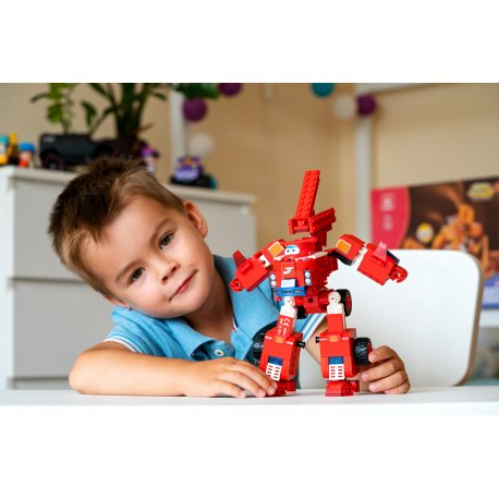 Конструктор-трансформер Super Wings 2 in 1 Джетт (EU385005)