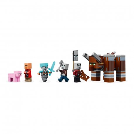 Конструктор LEGO Minecraft Аванпост разбойников и опустошитель (21278)