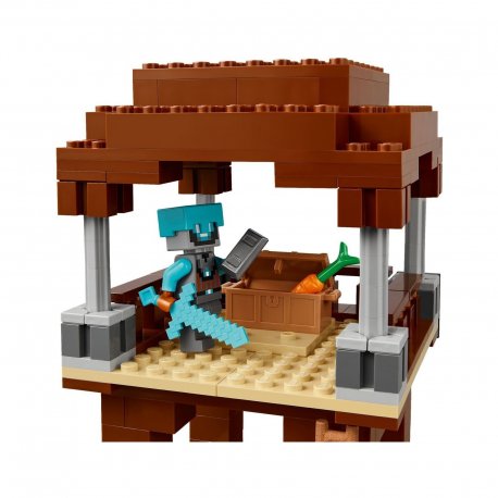 Конструктор LEGO Minecraft Аванпост разбойников и опустошитель (21278)