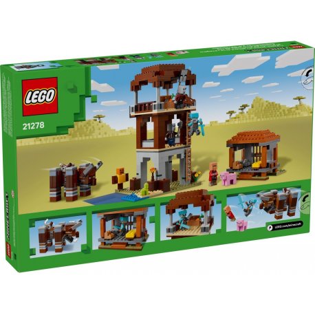 Конструктор LEGO Minecraft Аванпост разбойников и опустошитель (21278)