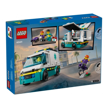 Конструктор LEGO City Скорая помощь (60451)
