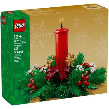 Конструктор LEGO Iconic Декор для різдвяного столу (40743)