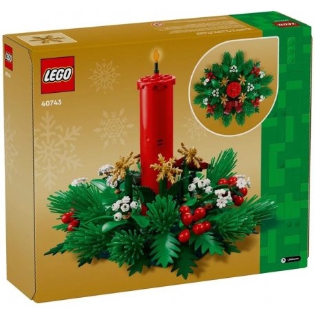 Конструктор LEGO Iconic Декор для різдвяного столу (40743)